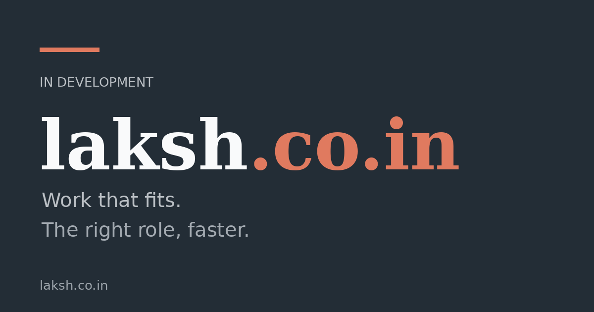 Link preview image for laksh.co.in